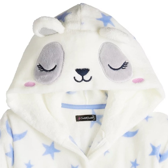 Cuddle Duds® Fleece Critter Hooded Robe Size Small (6-6X) - Picture 3 of 12